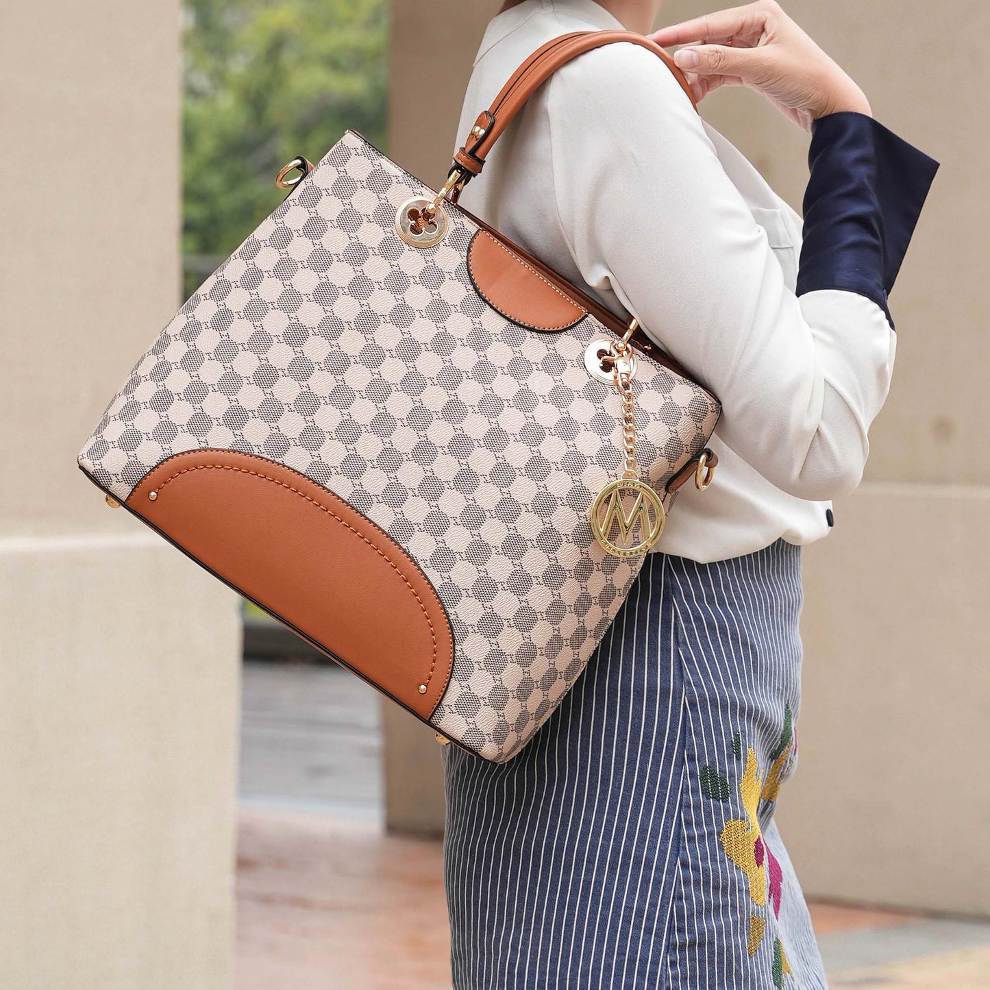 MKF Collection by Mia K. - Gabriella Handbag and Wallet Set