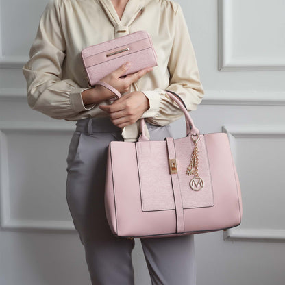 MKF Collection by Mia K. - Yola II Tote Bag and Wallet Set