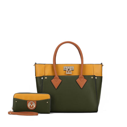MKF Collection by Mia K. - Brynlee Tote Bag and Set