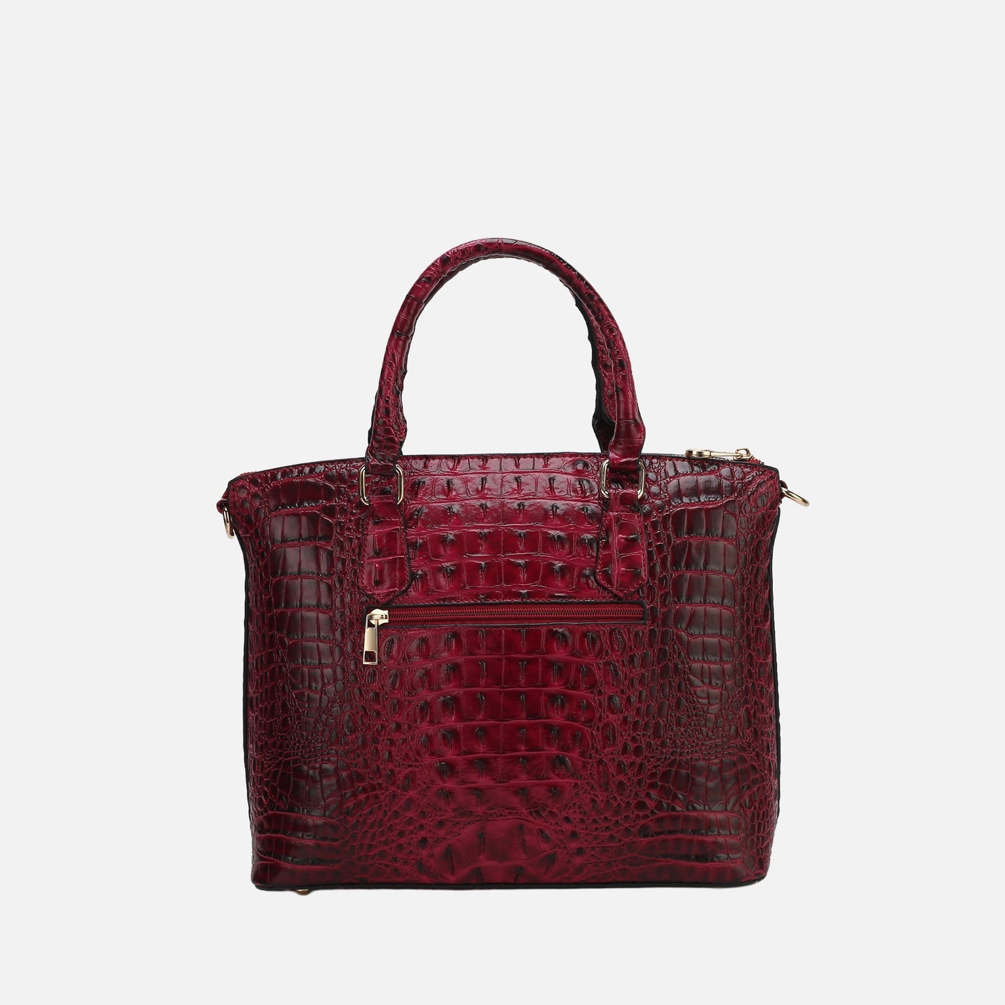 MKF Collection by Mia K. - Liora Croc Embossed Tote Bag and Set
