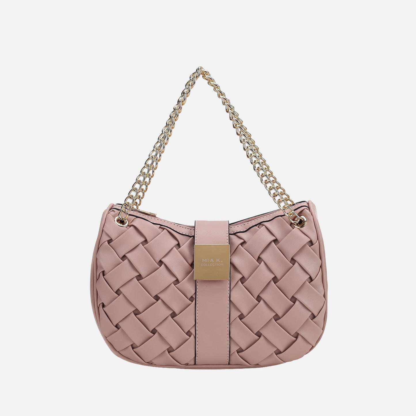MKF Collection by Mia K. - Solari Braided Chain Shoulder Bag