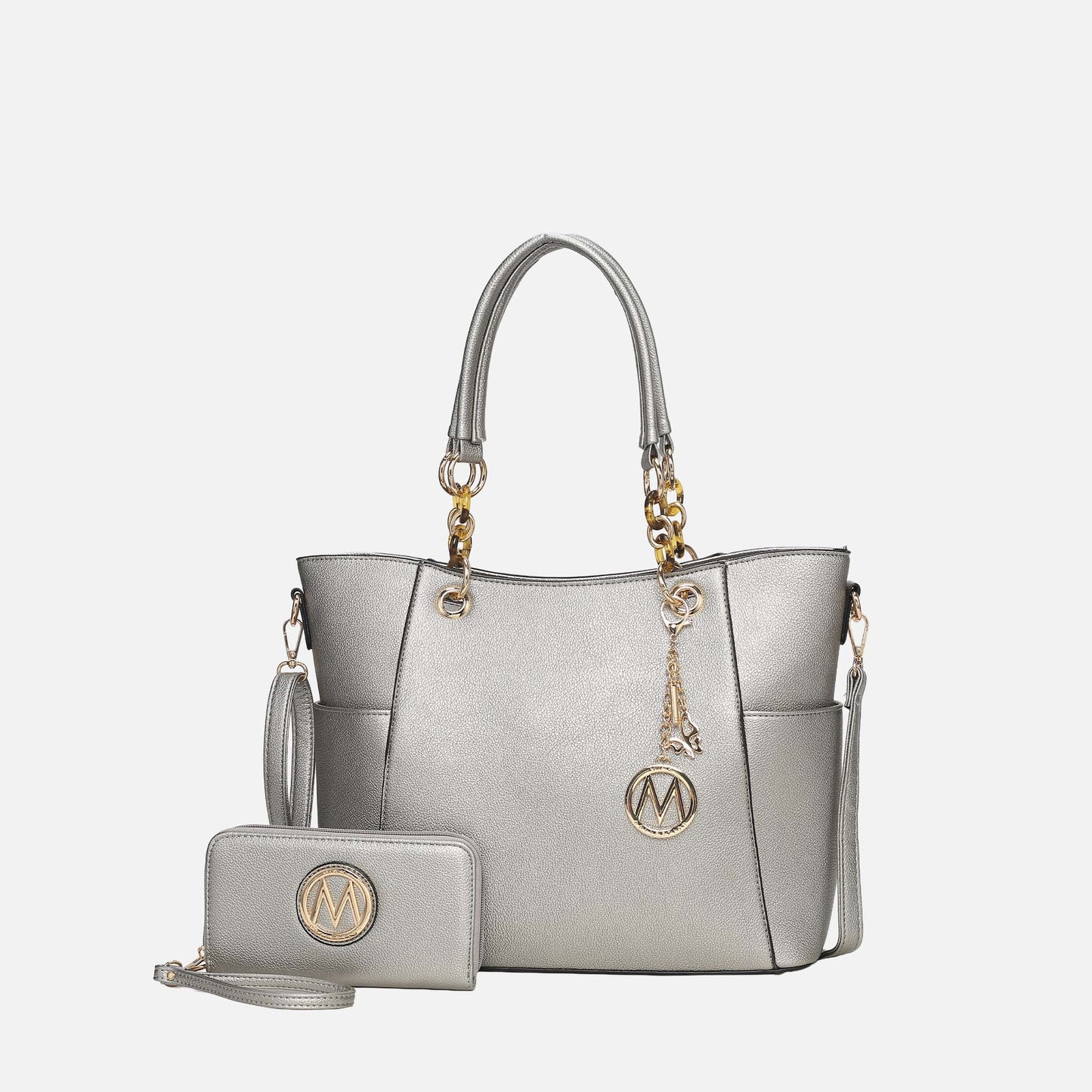 MKF Collection by Mia K. - Bonita Tote Bag and Wallet Set