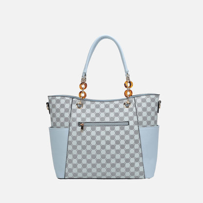 MKF Collection by Mia K. - Merlina Tote Bag and Wallet Set
