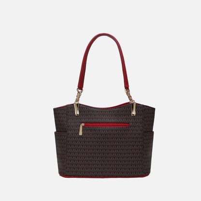 MKF Collection by Mia K. - Savannah Signature Tote Bag and Wallet Set