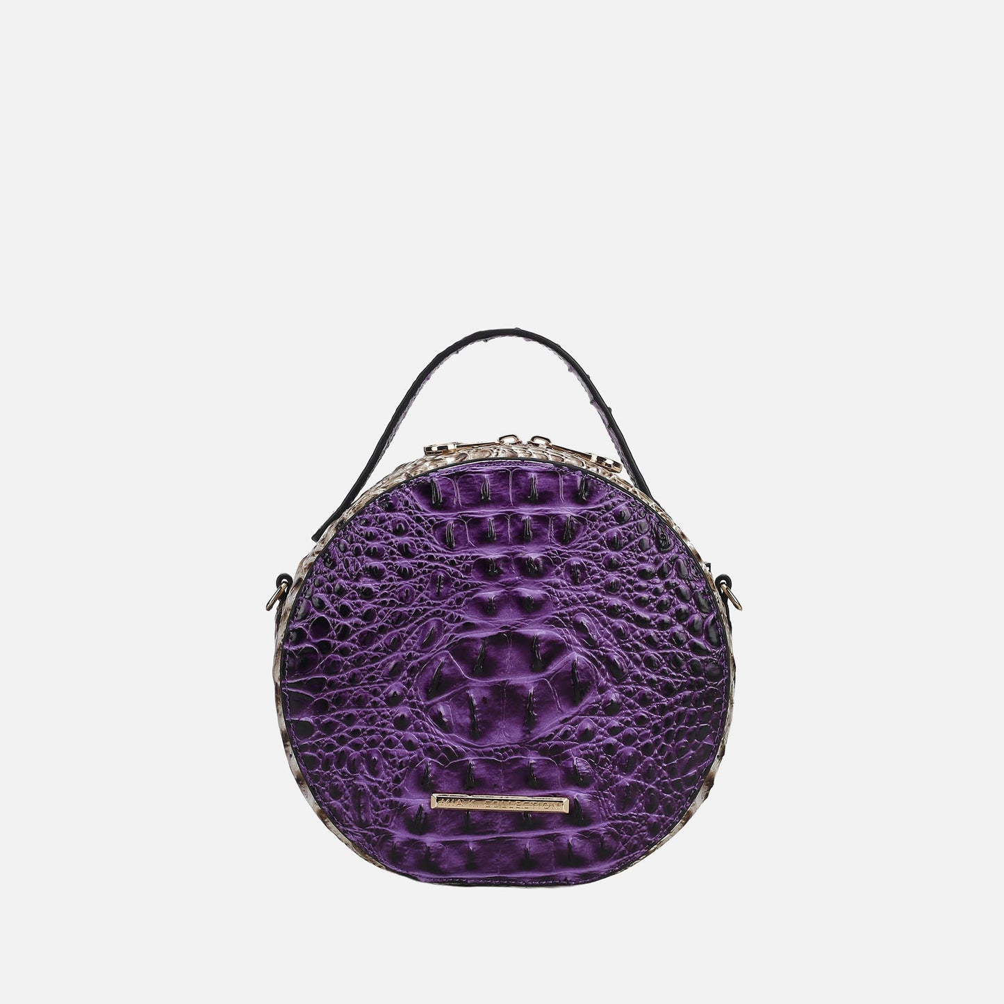 MKF Collection by Mia K. - Ynnari Croc Round Crossbody Bag