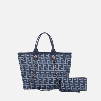 MKF Collection by Mia K. - Marlene Tote Bag and Wallet Set