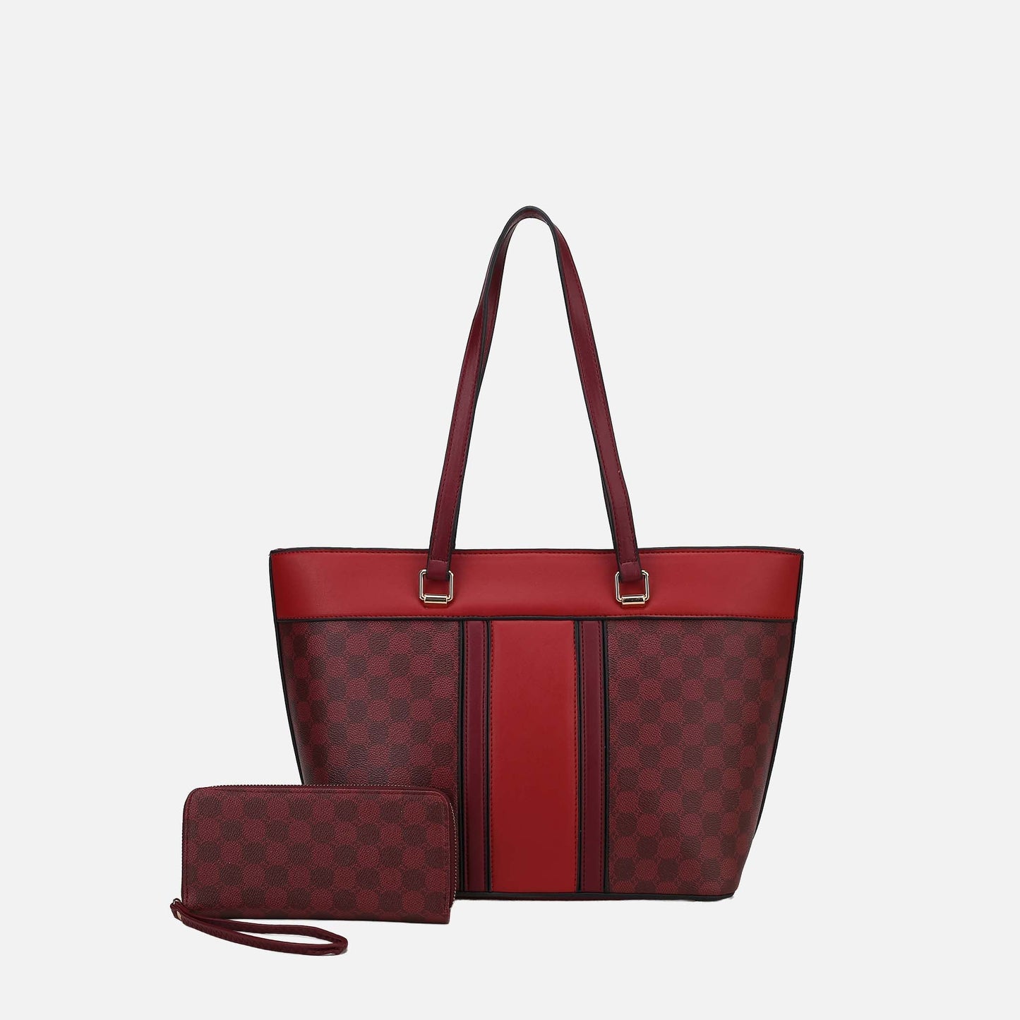MKF Collection by Mia K. - Fabiola Tote Bag with Wallet Set