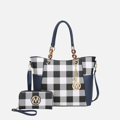 MKF Collection by Mia K. - Bonita Tote Bag and Wallet Set