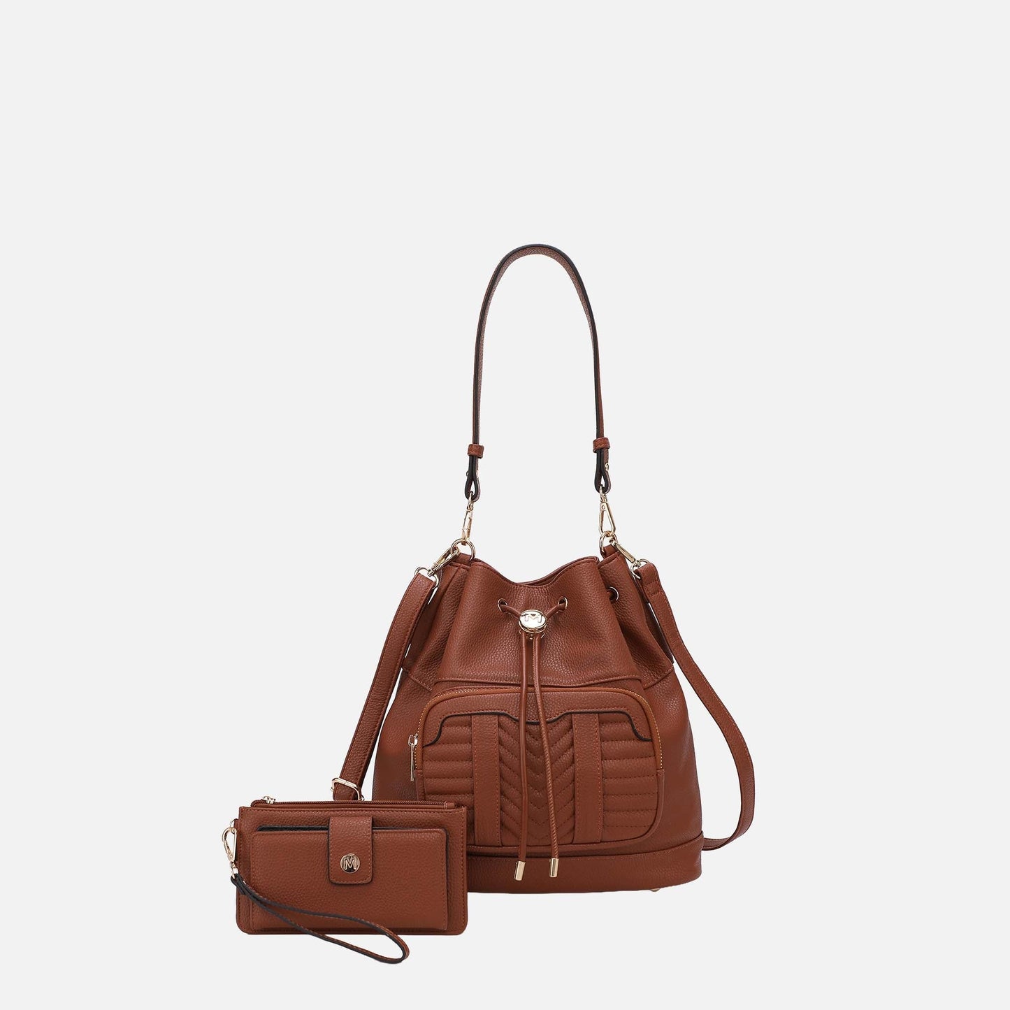 MKF Collection by Mia K. - Ryder Bucket Bag and Wallet Set