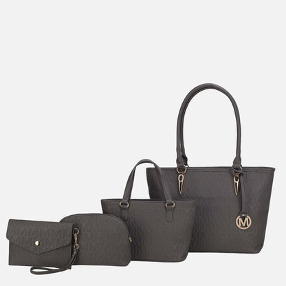 MKF Collection by Mia K. - Edelyn Signature Tote Bag and Set
