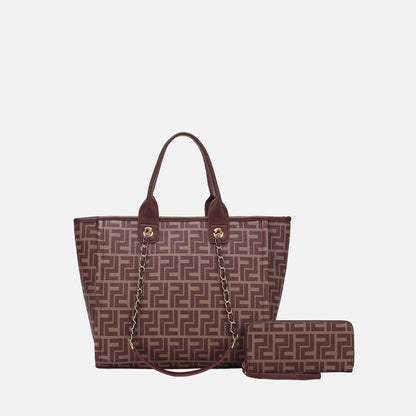 MKF Collection by Mia K. - Marlene Tote Bag and Wallet Set