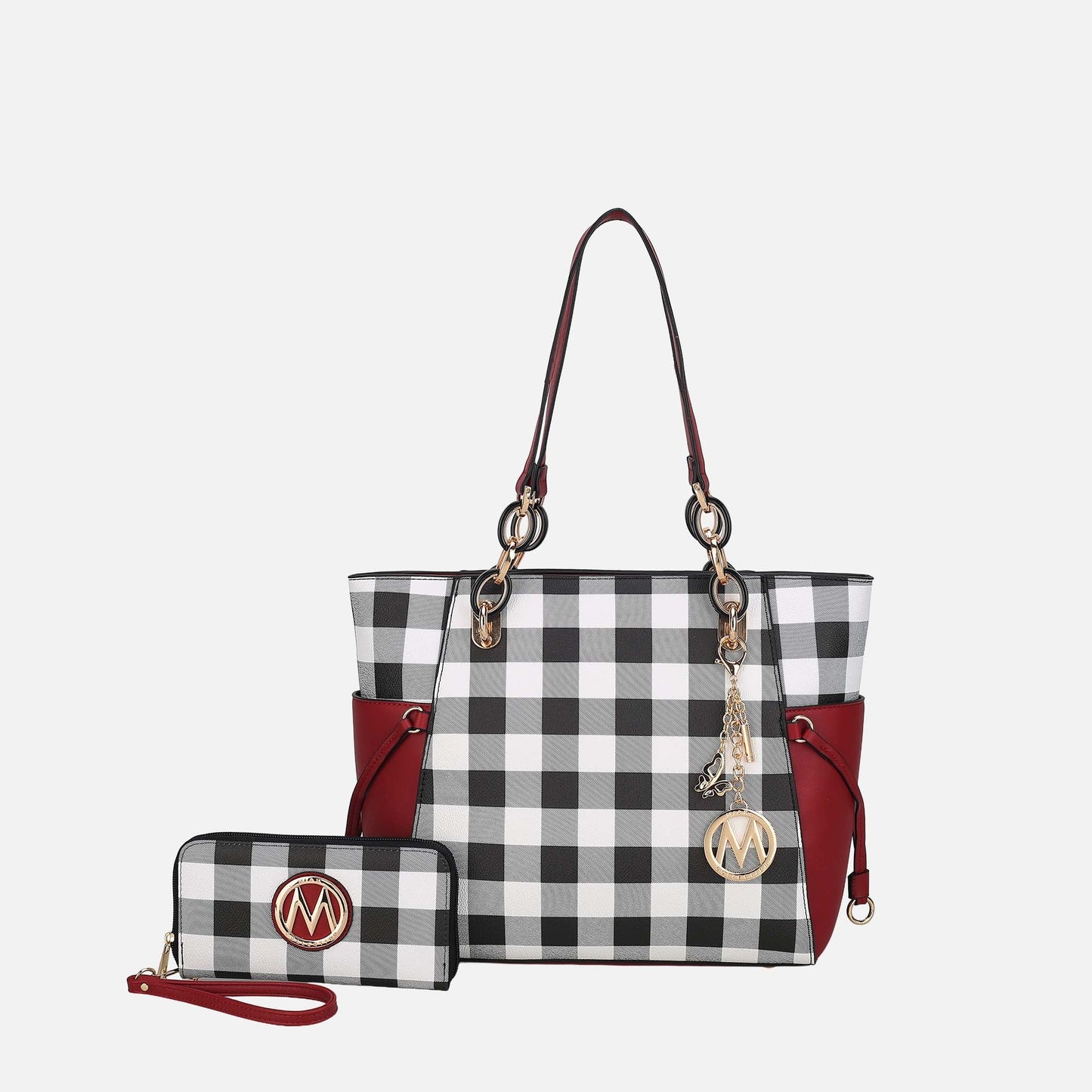 MKF Collection by Mia K. - Yale Tote Bag and Wallet Set