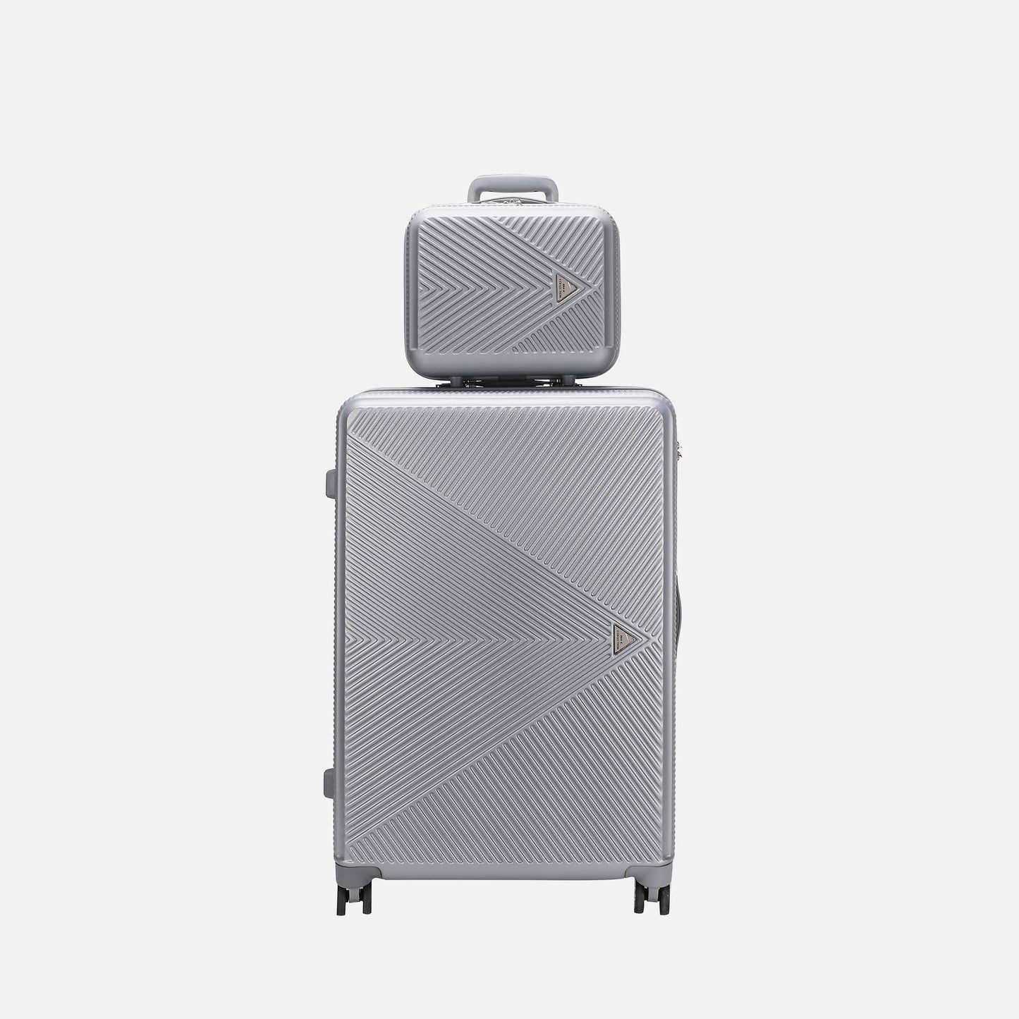 MKF Collection by Mia K. - Felicity Carry-on Roller and Cosmetic Case Set