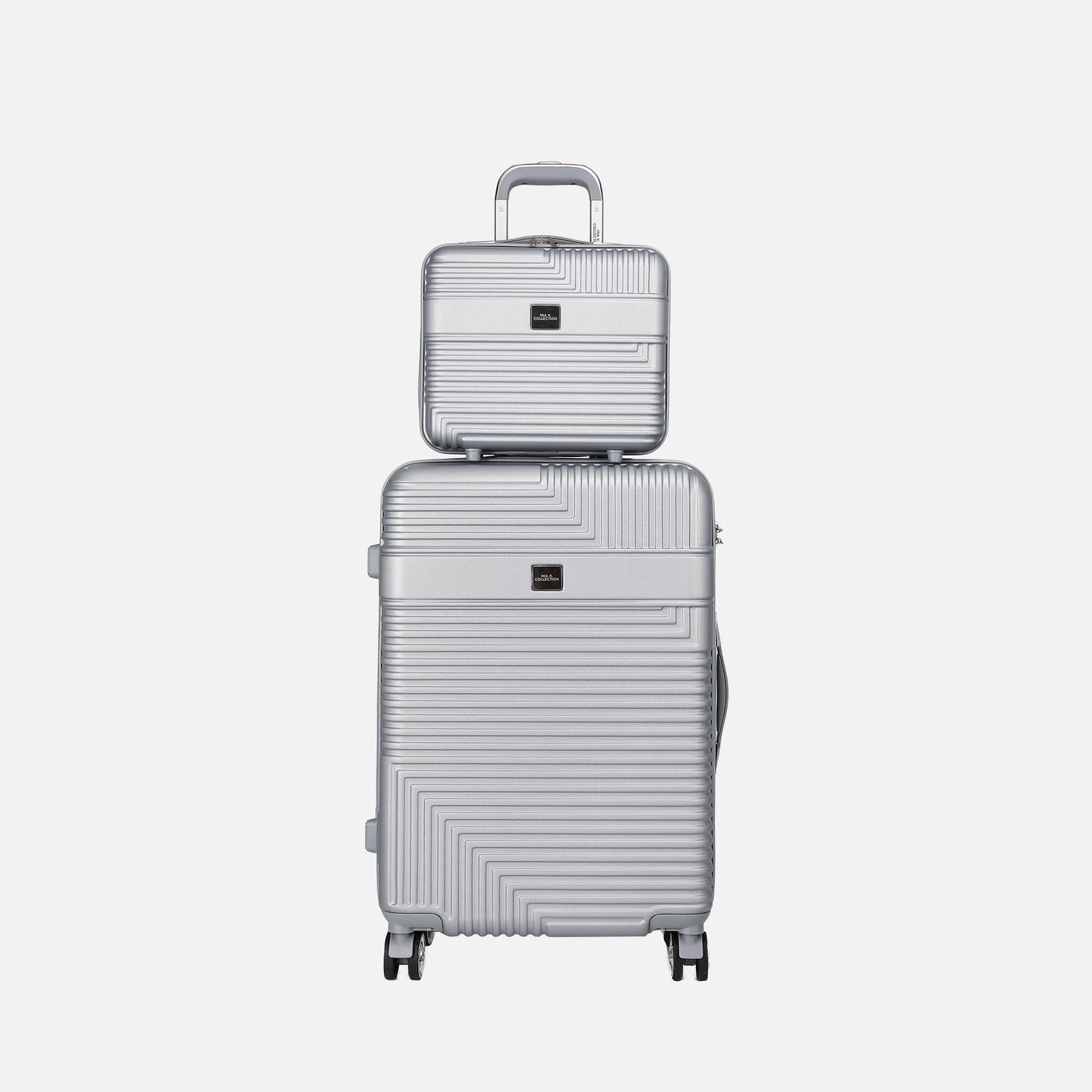 MKF Collection by Mia K. - Mykonos Carry-on Roller and Cosmetic Case Set