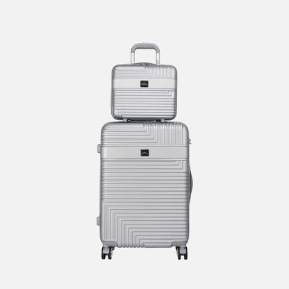 MKF Collection by Mia K. - Mykonos Carry-on Roller and Cosmetic Case Set