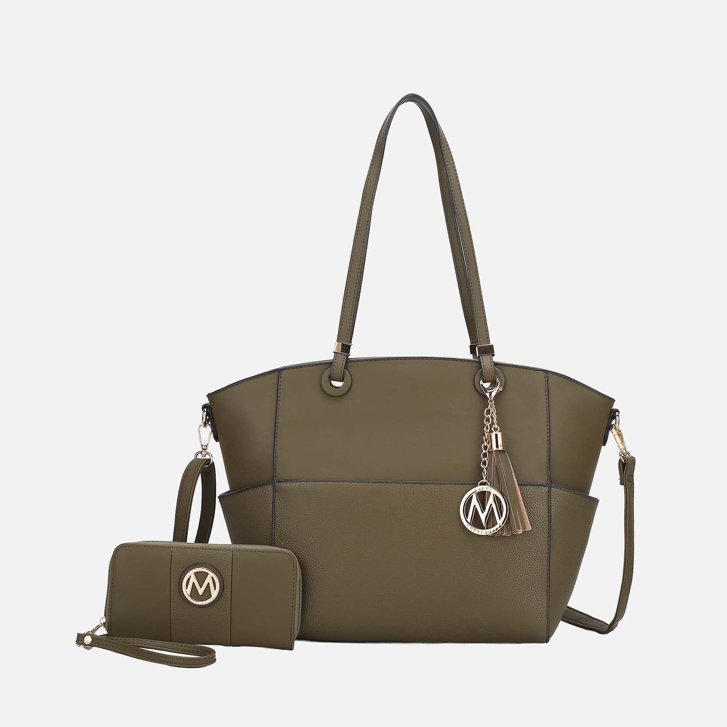 MKF Collection by Mia K. - Prisha Tote Bag and Wallet Set