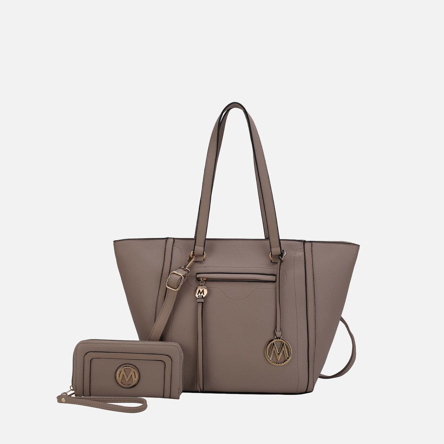 MKF Collection by Mia K. - Alexandra Tote Bag and Wallet Set