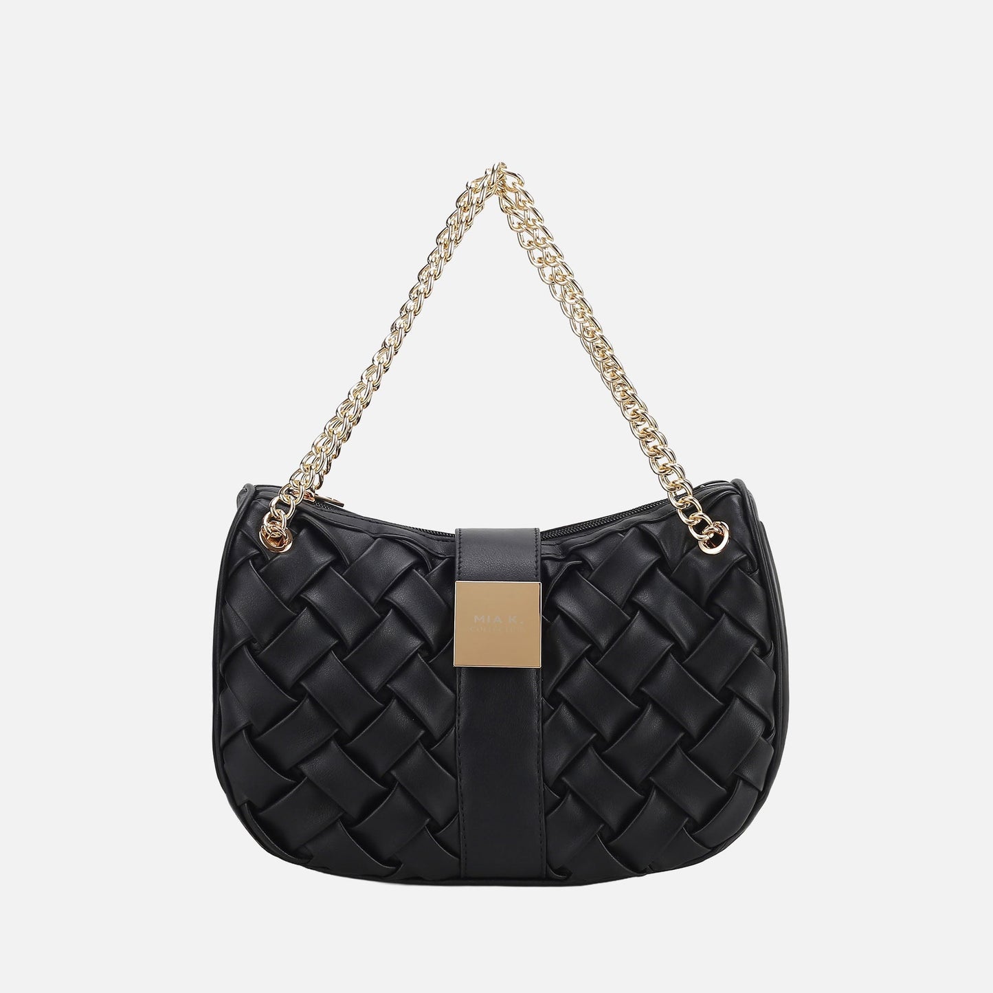 MKF Collection by Mia K. - Solari Braided Chain Shoulder Bag