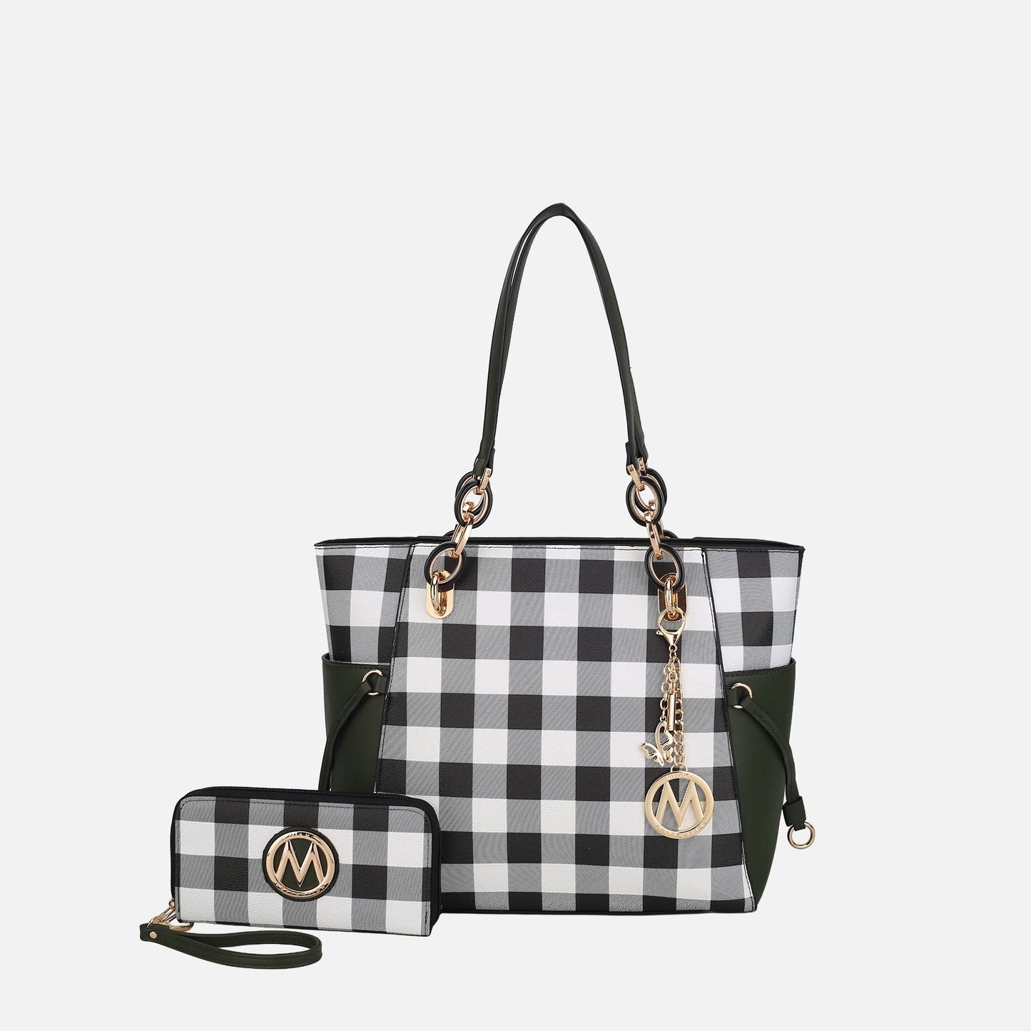 MKF Collection by Mia K. - Yale Tote Bag and Wallet Set
