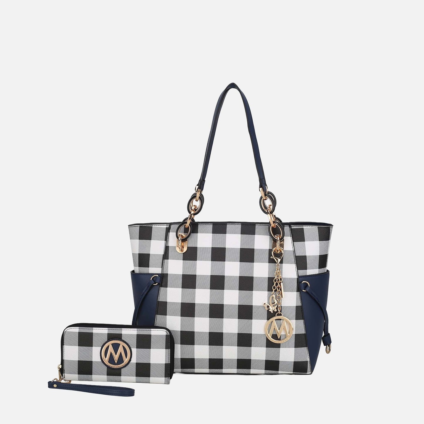 MKF Collection by Mia K. - Yale Tote Bag and Wallet Set