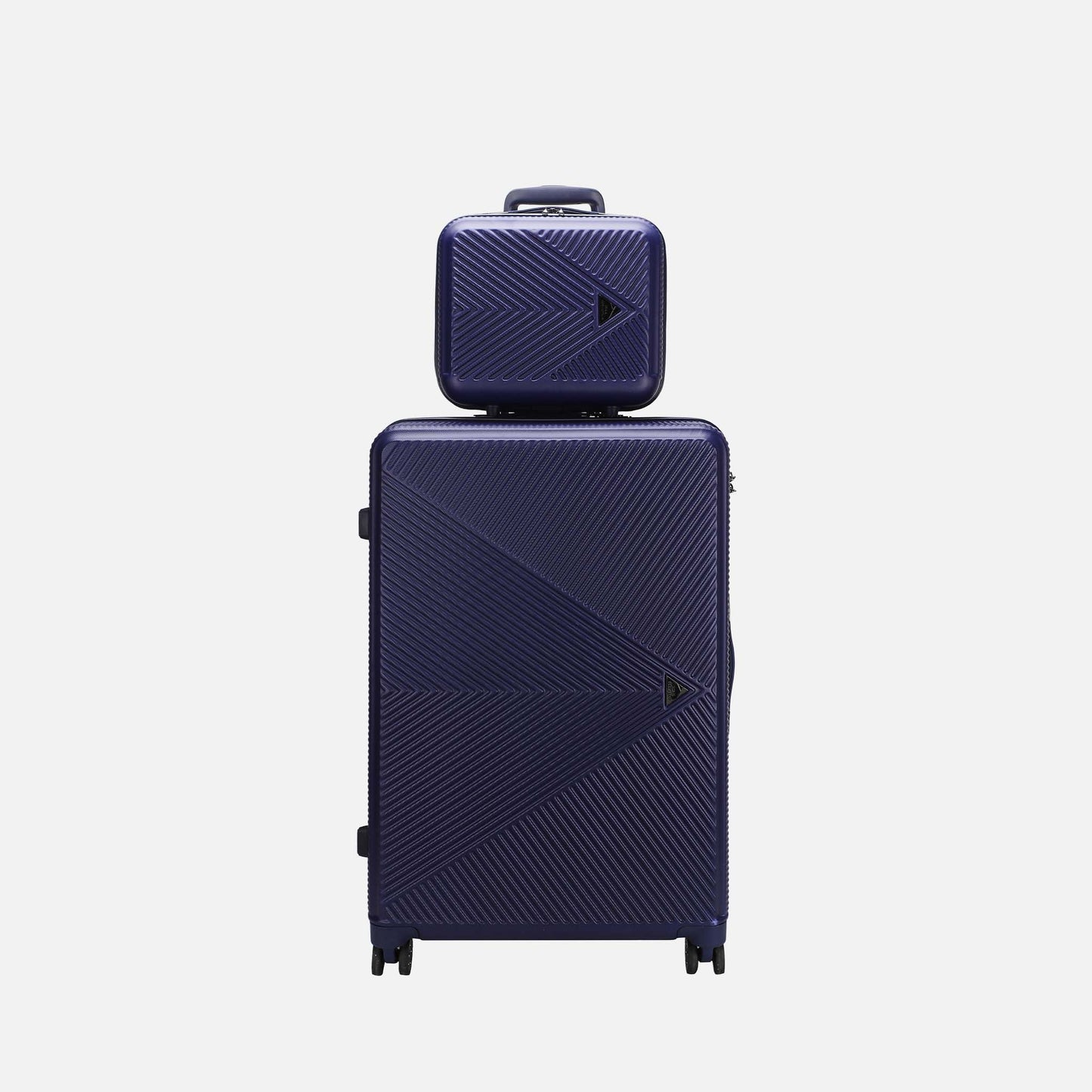 MKF Collection by Mia K. - Felicity Carry-on Roller and Cosmetic Case Set