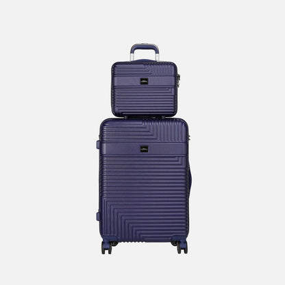 MKF Collection by Mia K. - Mykonos Carry-on Roller and Cosmetic Case Set