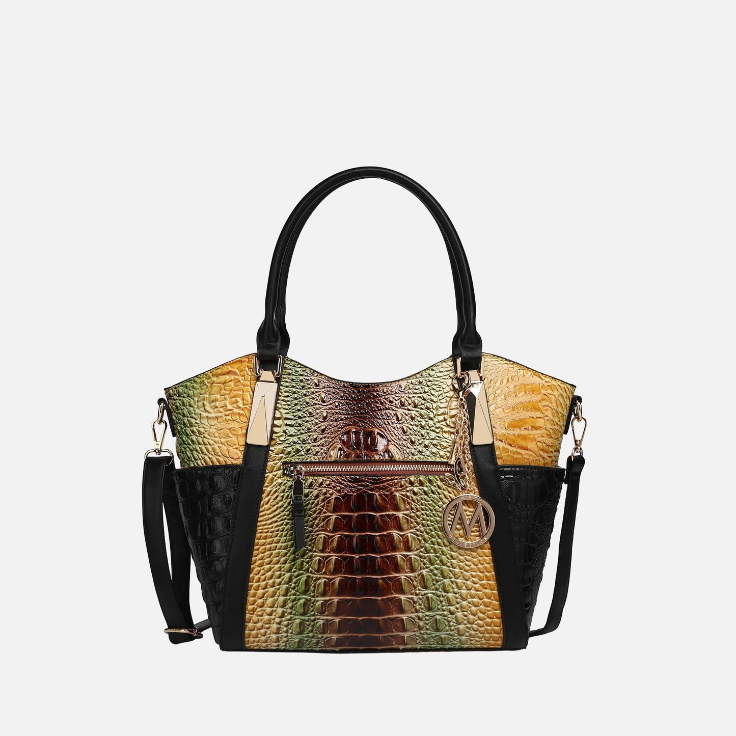MKF Collection by Mia K. - Janise Gradient Croc Tote handbag