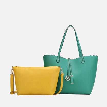MKF Collection by Mia K. - Amahia Tote Bag and Crossbody Set