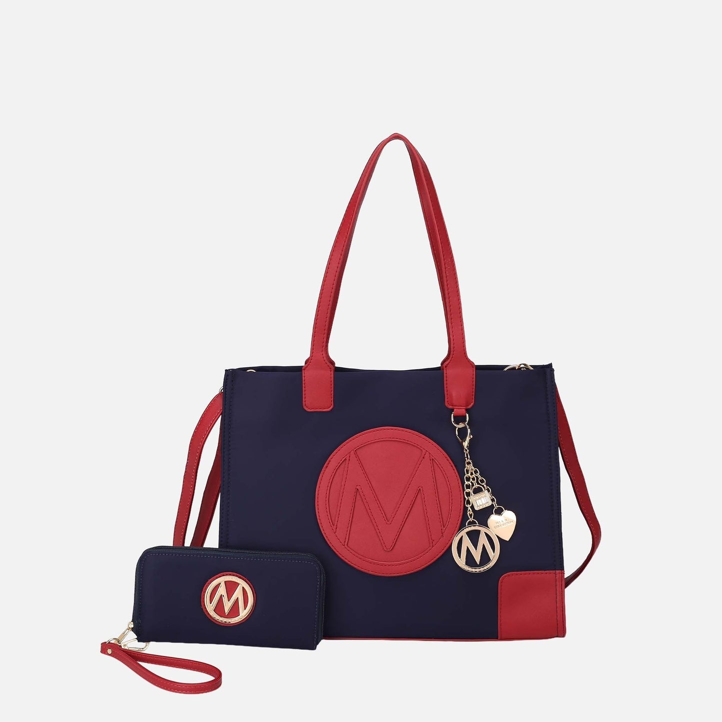 MKF Collection by Mia K. - Louise Tote Bag and Wallet Set