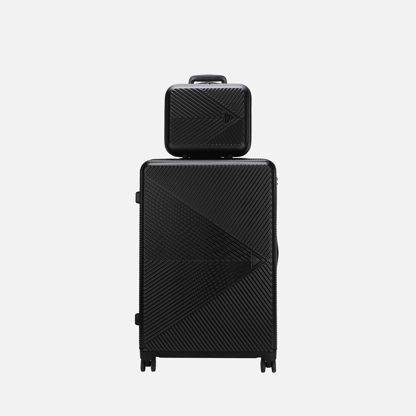 MKF Collection by Mia K. - Felicity Carry-on Roller and Cosmetic Case Set