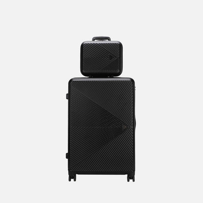 MKF Collection by Mia K. - Felicity Carry-on Roller and Cosmetic Case Set