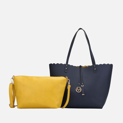 MKF Collection by Mia K. - Amahia Tote Bag and Crossbody Set