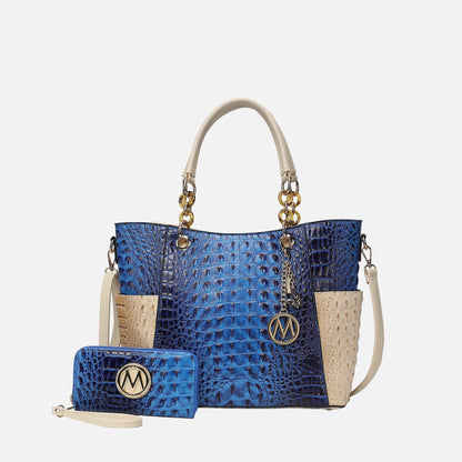 MKF Collection by Mia K. - Merlina Tote Bag and Wallet Set