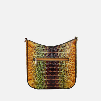 MKF Collection by Mia K. - Giovana Gradient Croc Crossbody Bag