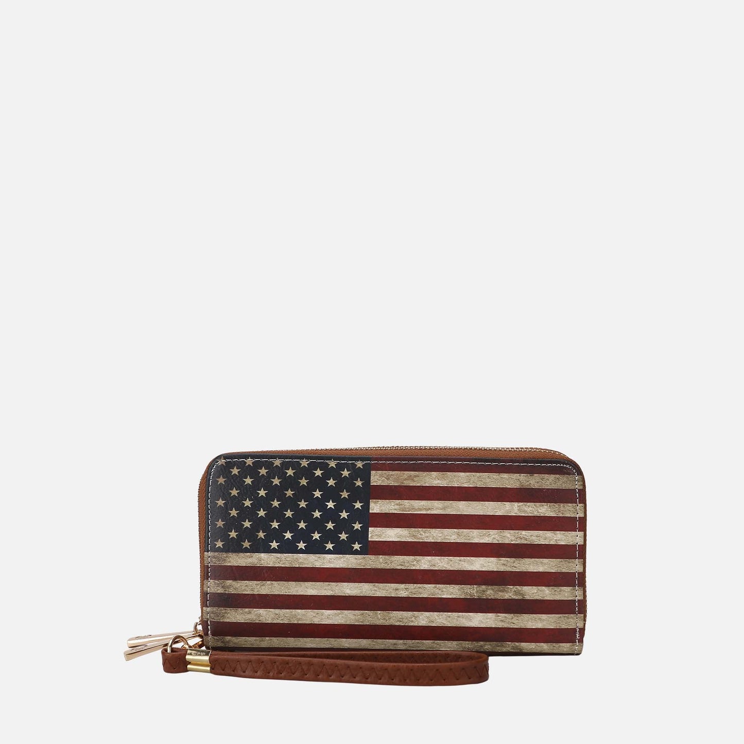 MKF Collection by Mia K. - Uriel Printed Flag Wallet