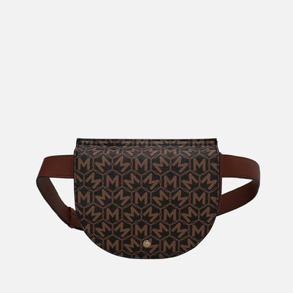 MKF Collection by Mia K. - Daksha Monogram Belt Waist Bag