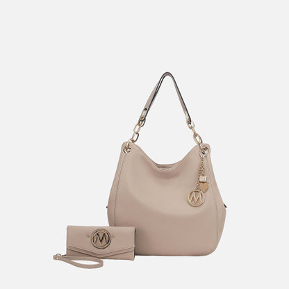 MKF Collection by Mia K. - Ashley Hobo Bag and Wallet Set