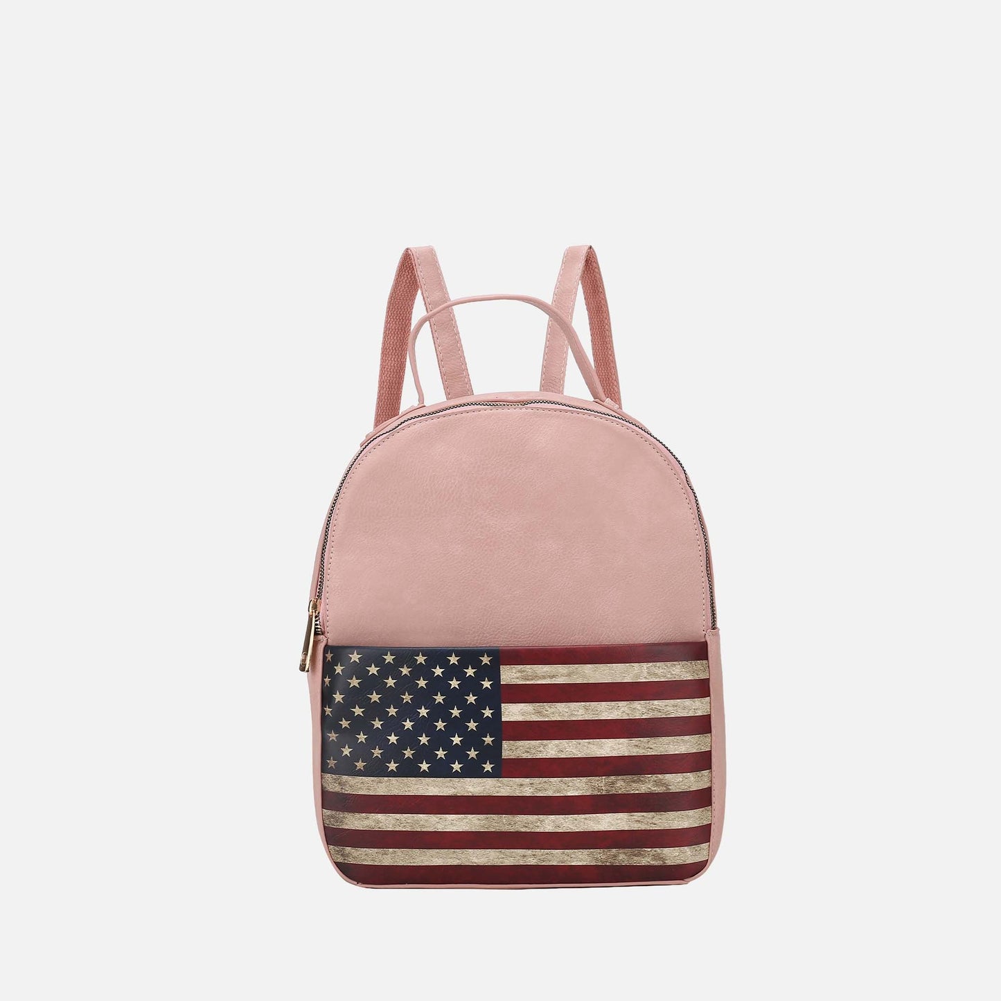 MKF Collection by Mia K. - Briella Flag Print Backpack