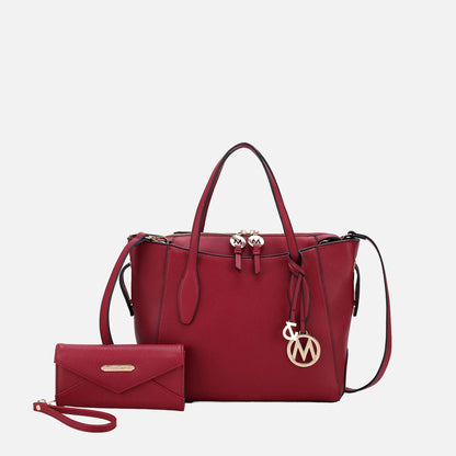 MKF Collection by Mia K. - Bruna Tote Bag and Wallet Set