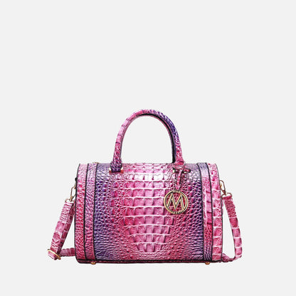 MKF Collection by Mia K. - Eleanor Gradient Croc Shoulder Bag
