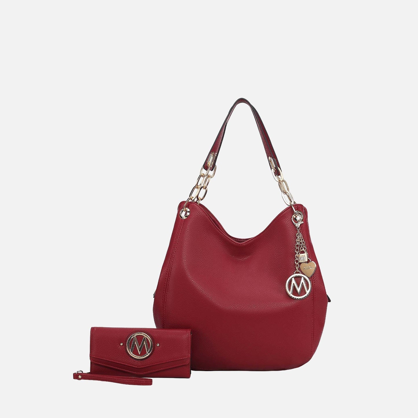 MKF Collection by Mia K. - Ashley Hobo Bag and Wallet Set