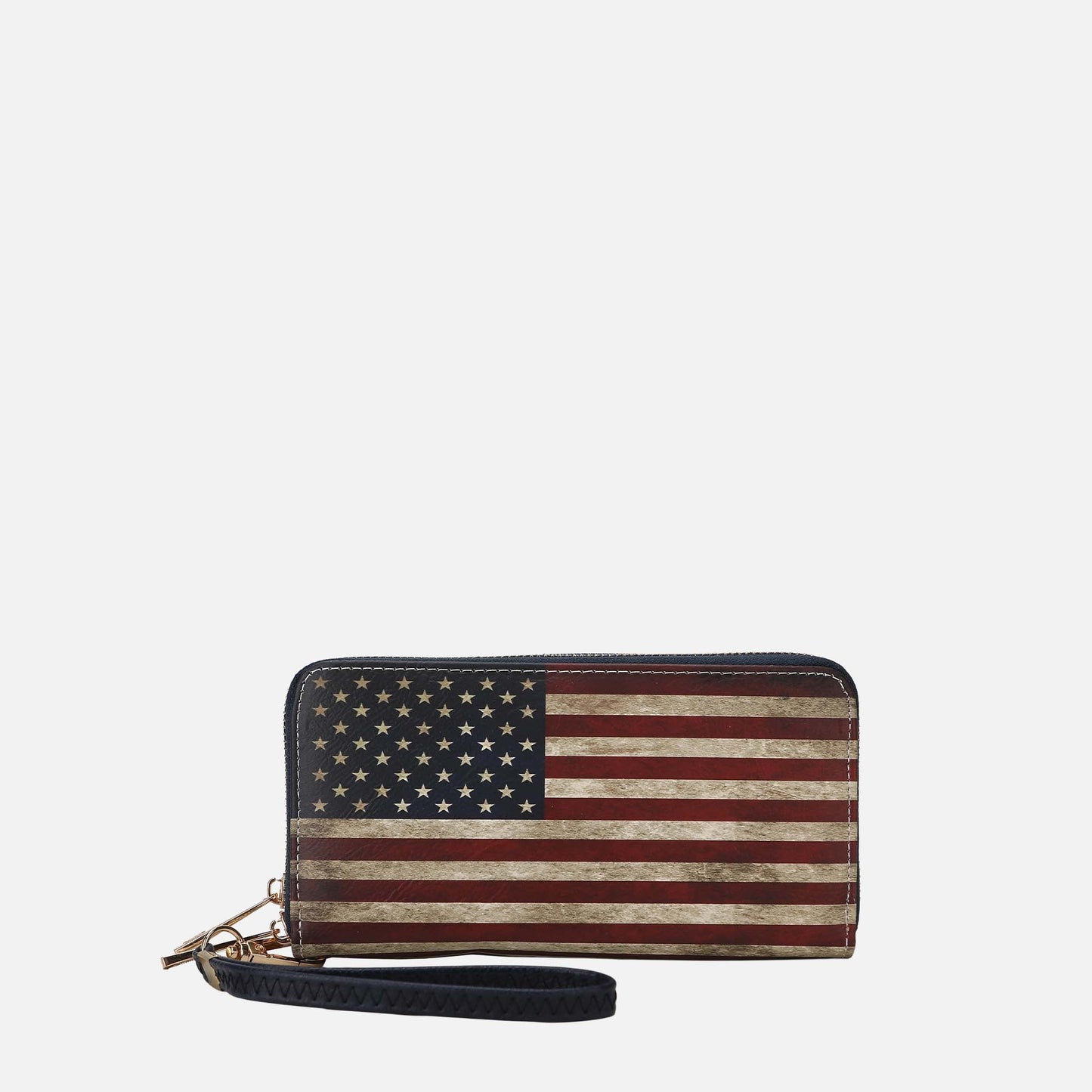 MKF Collection by Mia K. - Uriel Printed Flag Wallet