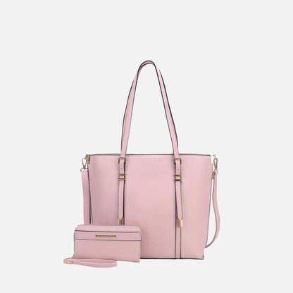 MKF Collection by Mia K. - Emery Tote Bag and Wallet Set