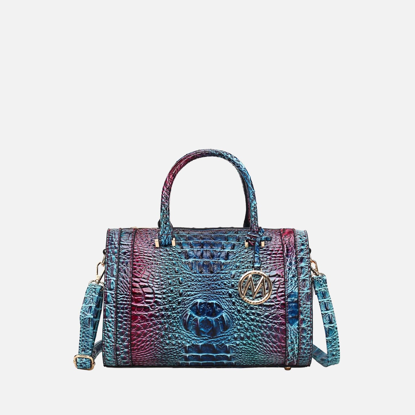 MKF Collection by Mia K. - Eleanor Gradient Croc Shoulder Bag