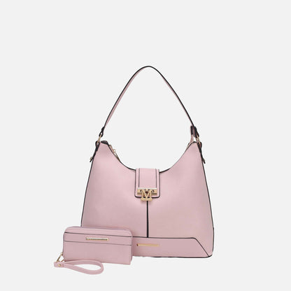 MKF Collection by Mia K. - Graciela Solid Hobo Bag and Set