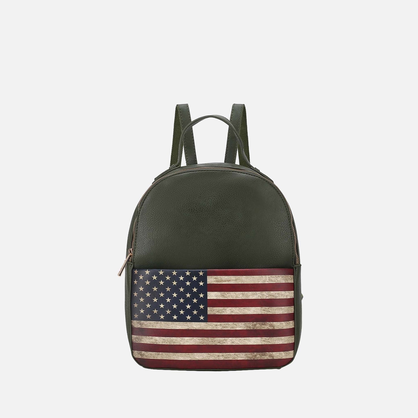 MKF Collection by Mia K. - Briella Flag Print Backpack