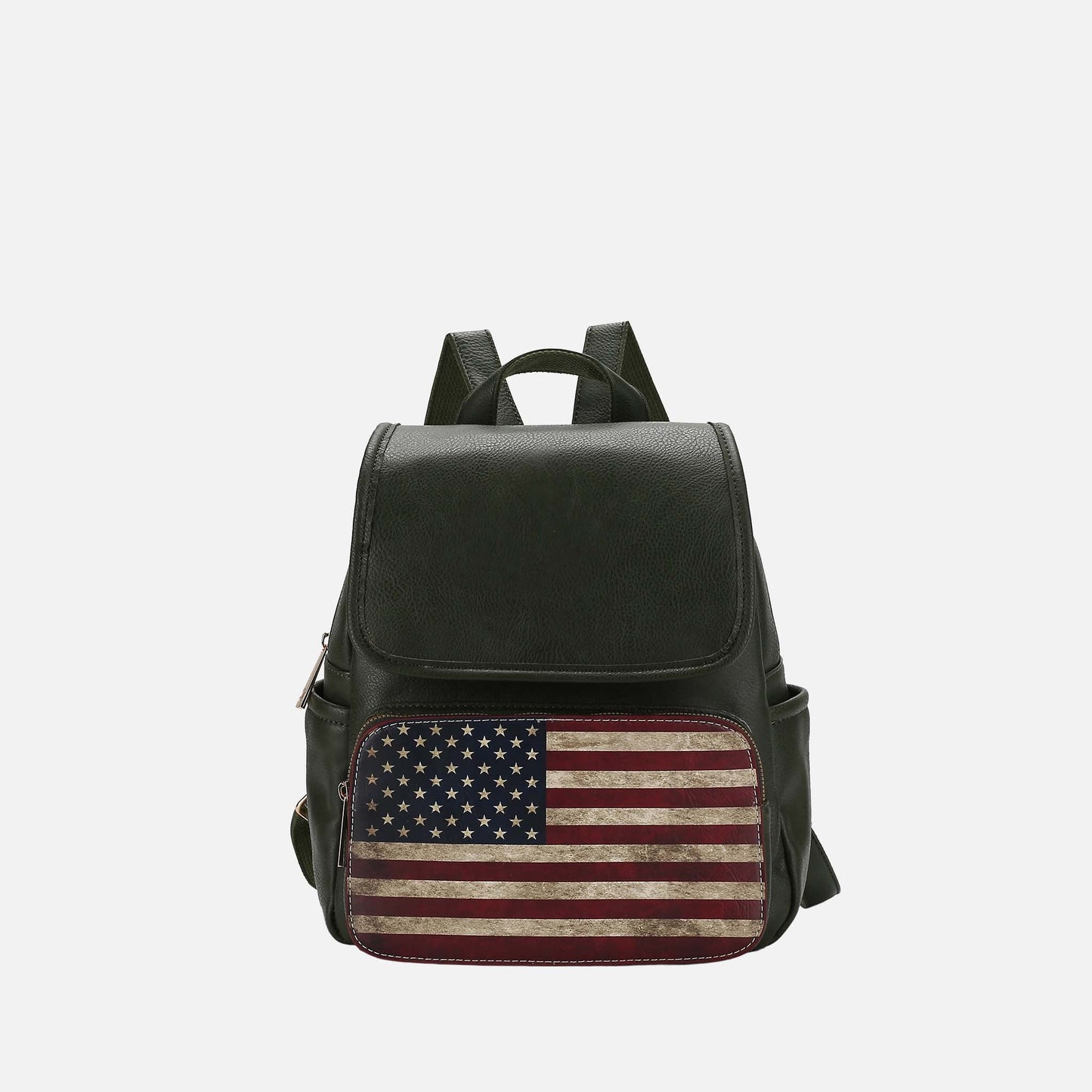 MKF Collection by Mia K. - Regina Printed Flag Backpack
