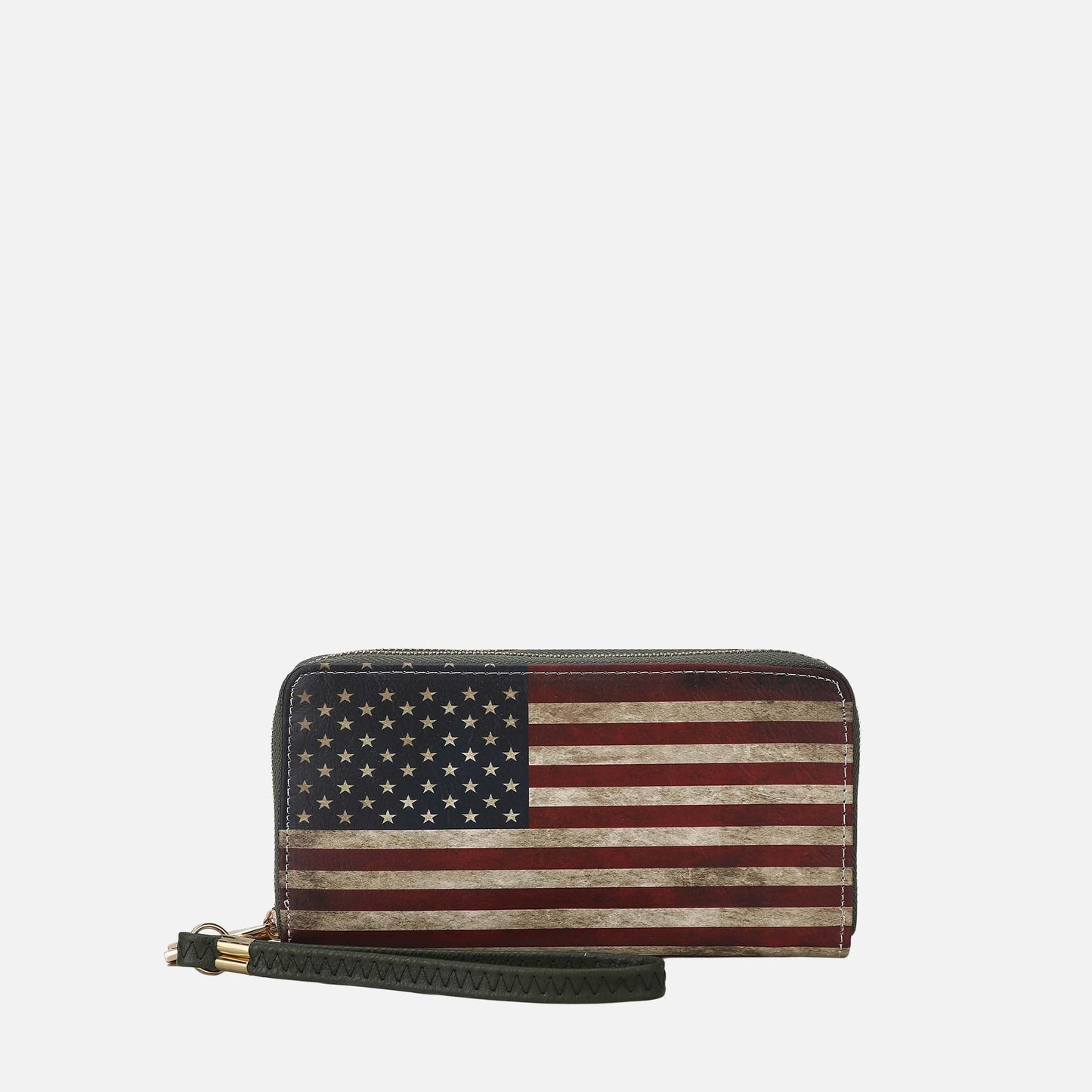 MKF Collection by Mia K. - Uriel Printed Flag Wallet