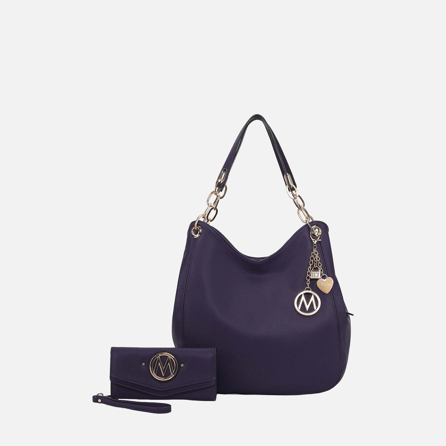 MKF Collection by Mia K. - Ashley Hobo Bag and Wallet Set