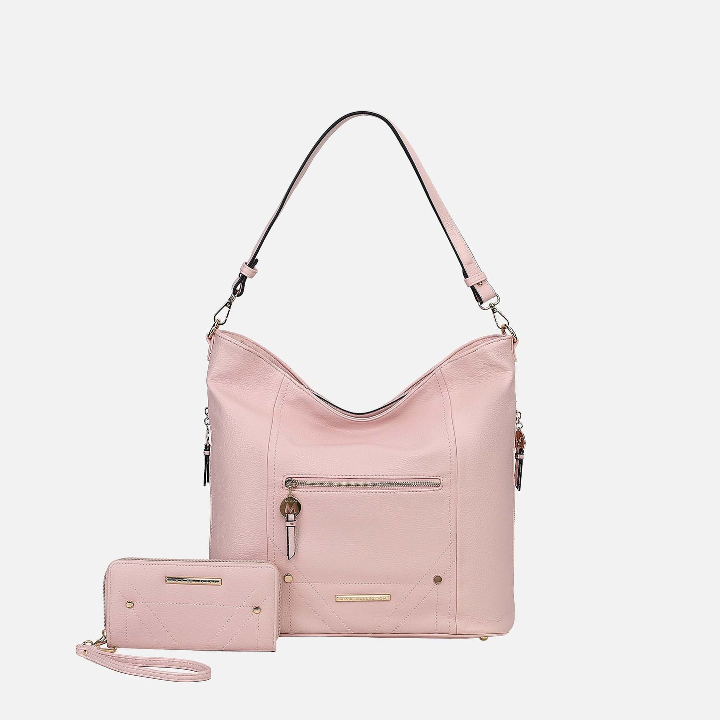 MKF Collection by Mia K. - Jordina 2 PCS Shoulder Bag with Matching Wallet